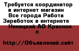 Требуется координатор в интернет-магазин - Все города Работа » Заработок в интернете   . Ненецкий АО,Красное п.